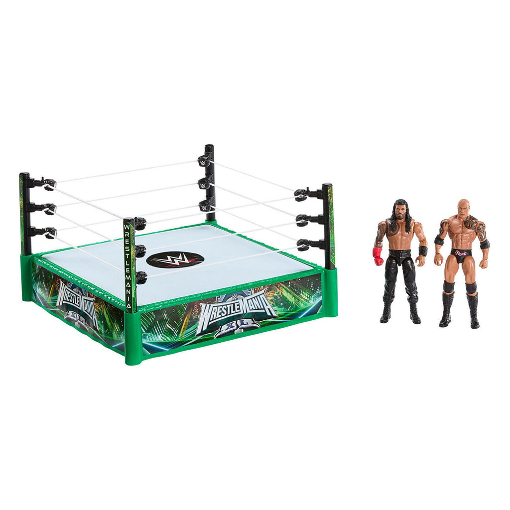 Mattel - Wwe vechtring met 2 speelfiguren