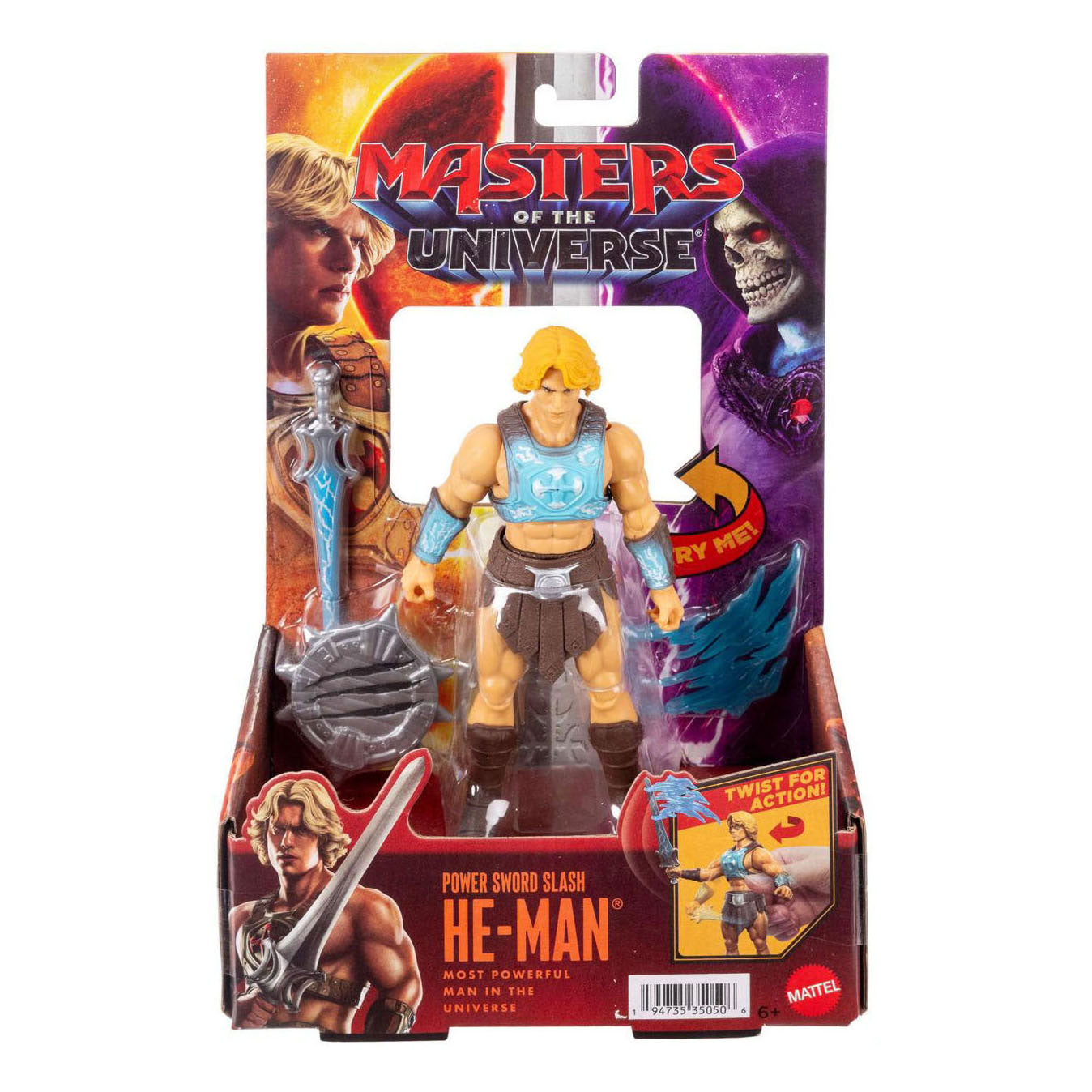 Masters of the universe 2026 filmfiguurtje - he-man met powerzwaard voorzien van een draai- en loslaatfunctie