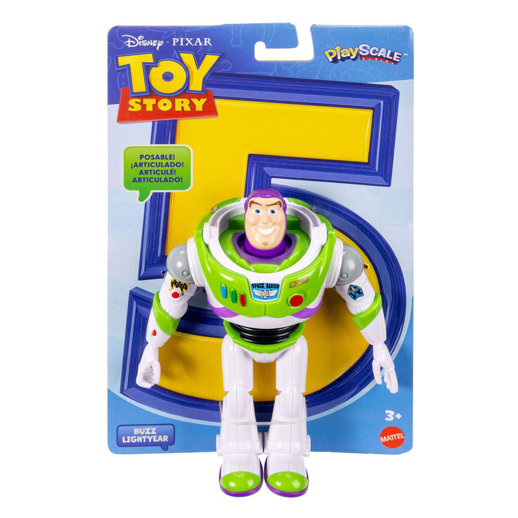 Mattel disney en pixar toy story buzz lightyear figuur - 10 beweegbare gewrichten