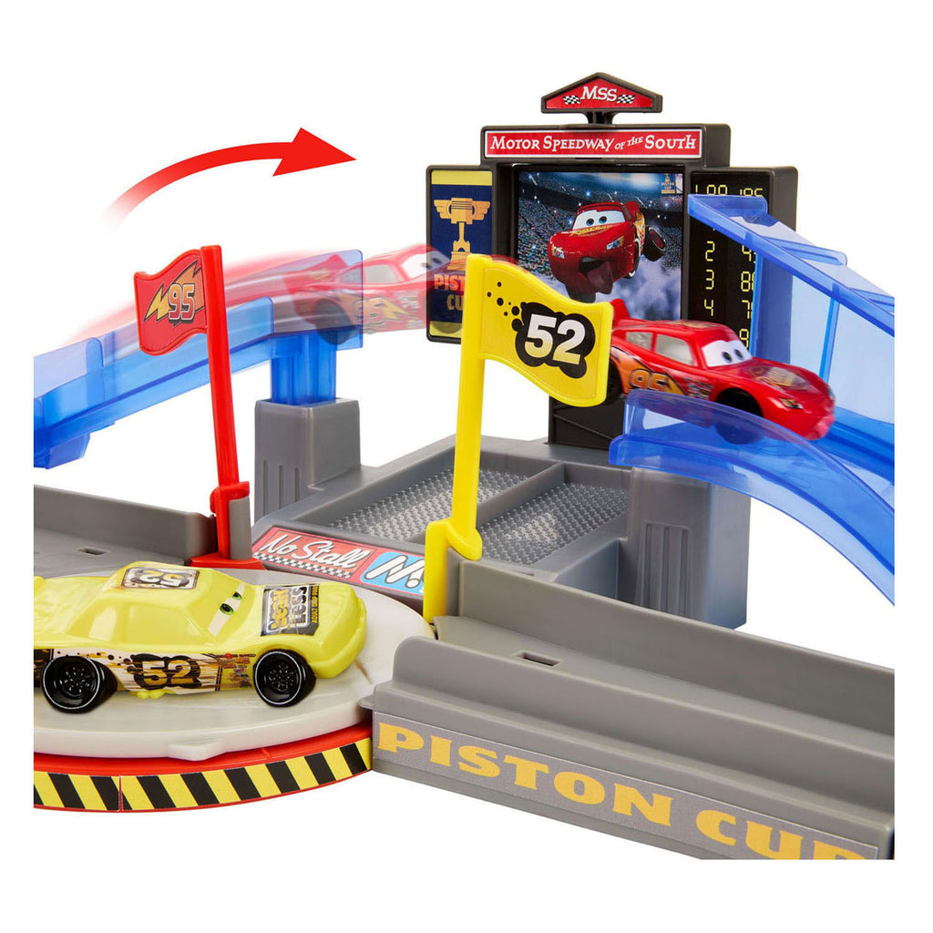 Disney pixar cars disney en pixar cars piston cup stuntbaan speelset - met bliksem mcqueen speelgoedauto