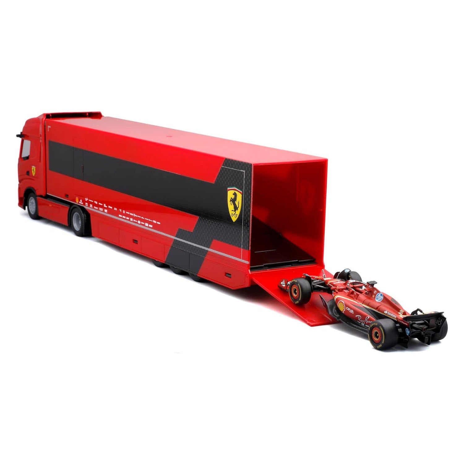 - Burago Iveco Scuderia Ferrari Vrachtwagen - 1:43