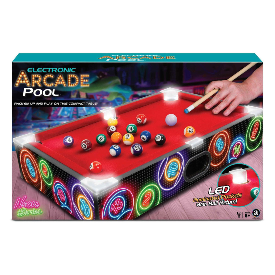 Rc - Rc Aade pool tafelbiljart neon series - 52x32x10cm