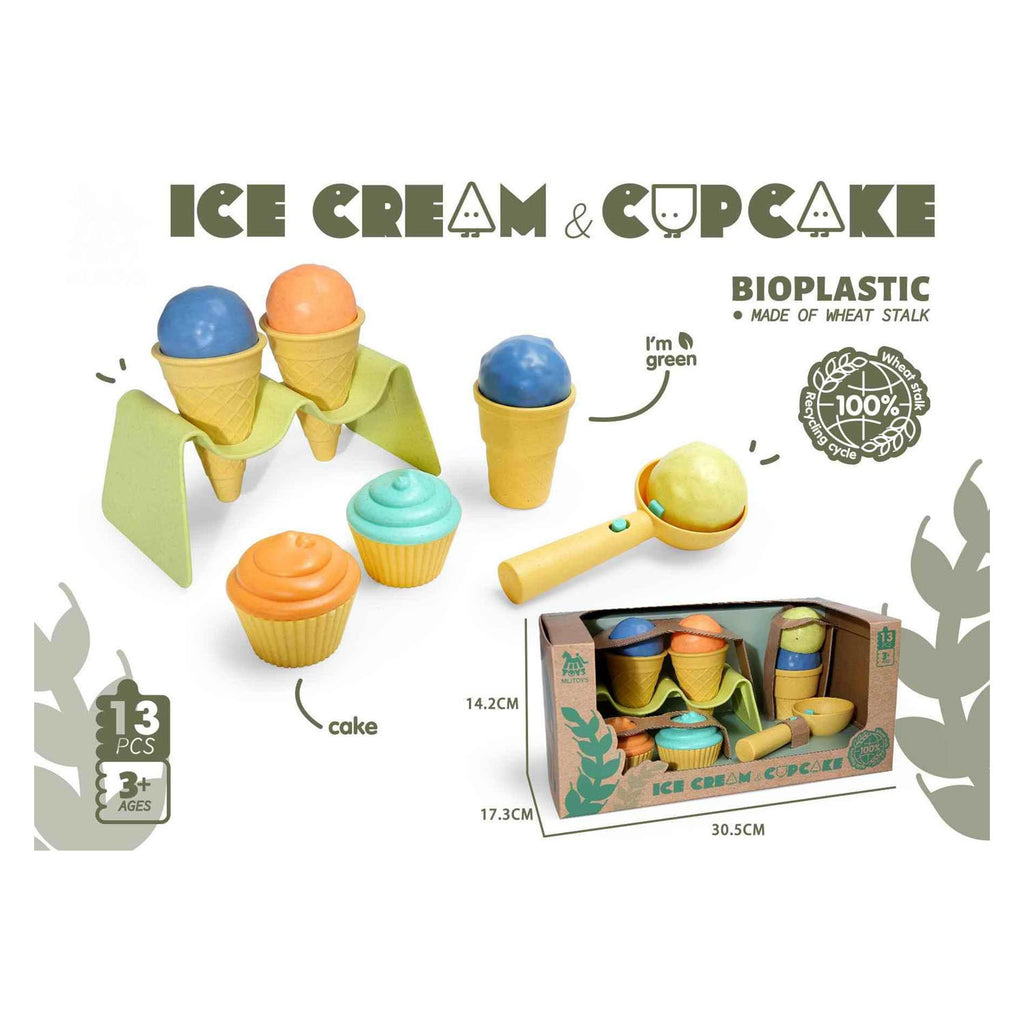 - Bio IJsjes en Cupcakes Set - 13dlg.