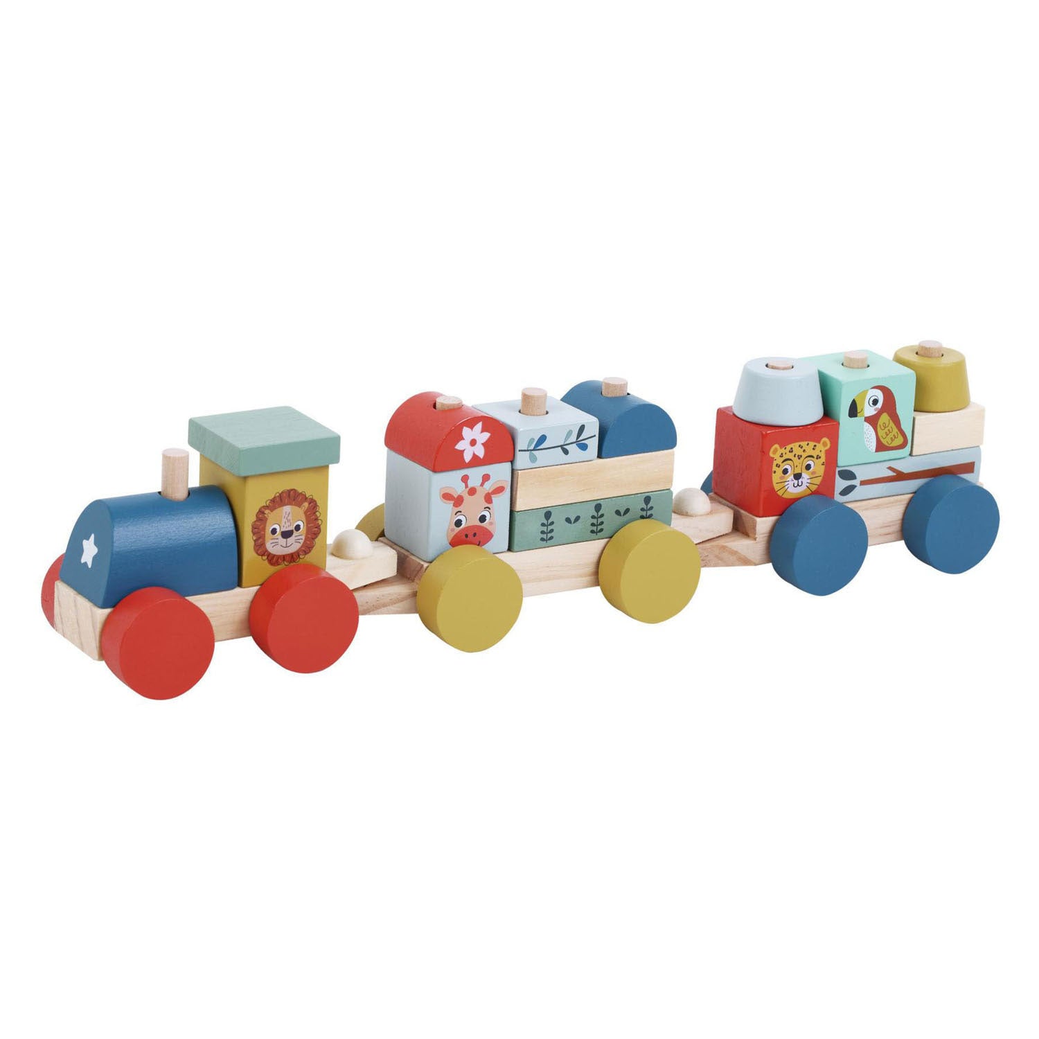 - Houten Trein - 18dlg.