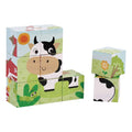 - Blokkenpuzzel Boerderij - 9 delig