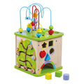 - Activiteitenkubus met Kralenspiraal - 25x25x45cm