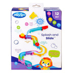 Playgro - gro -splash and slide- waterval glijbaan - badspeelgoed - peuter speelgoed - baby badspeelgoed - speelgoed baby - speelgoed 1 jaar -badspeeltje - water knikkerbaan -waterspeelgoed baby - waterspeelgoed peuters - inclusief 3 balletjes