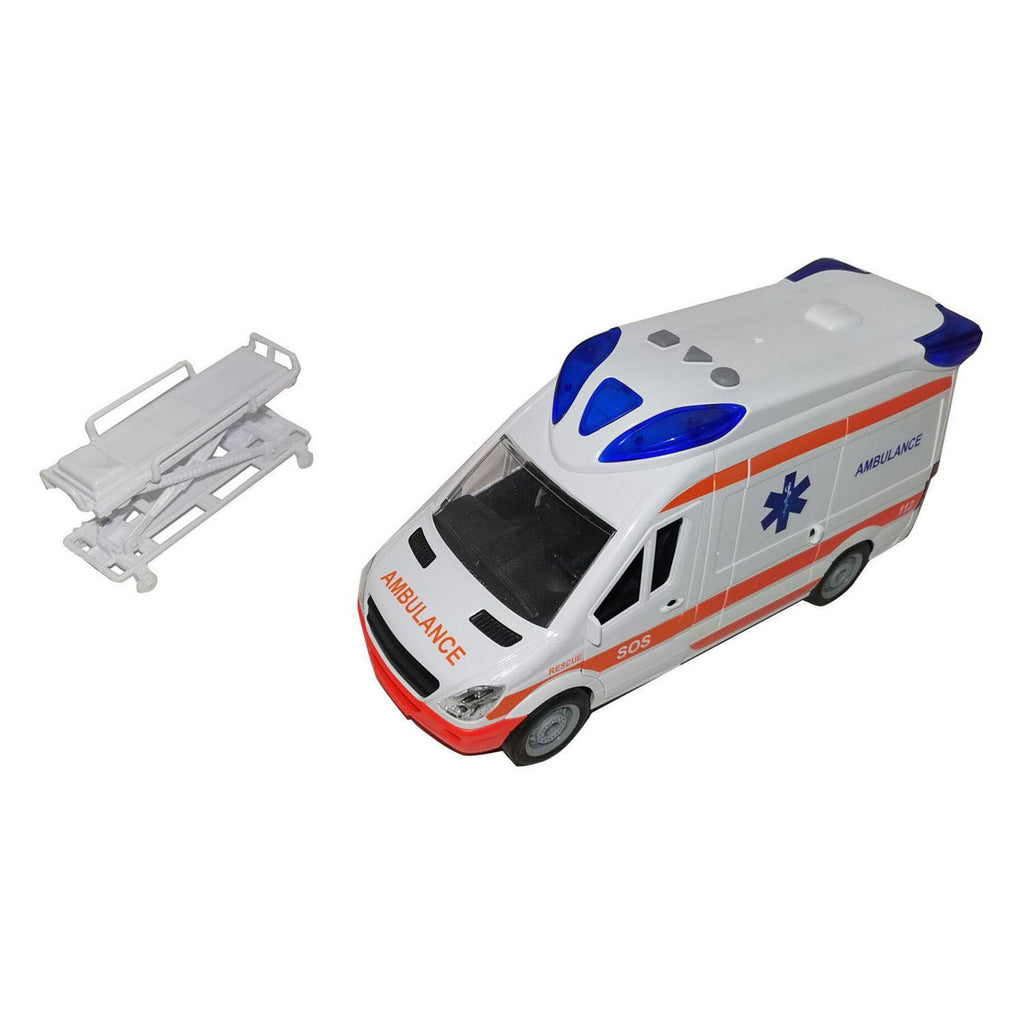 - Ambulance met Licht en Geluid - 27cm