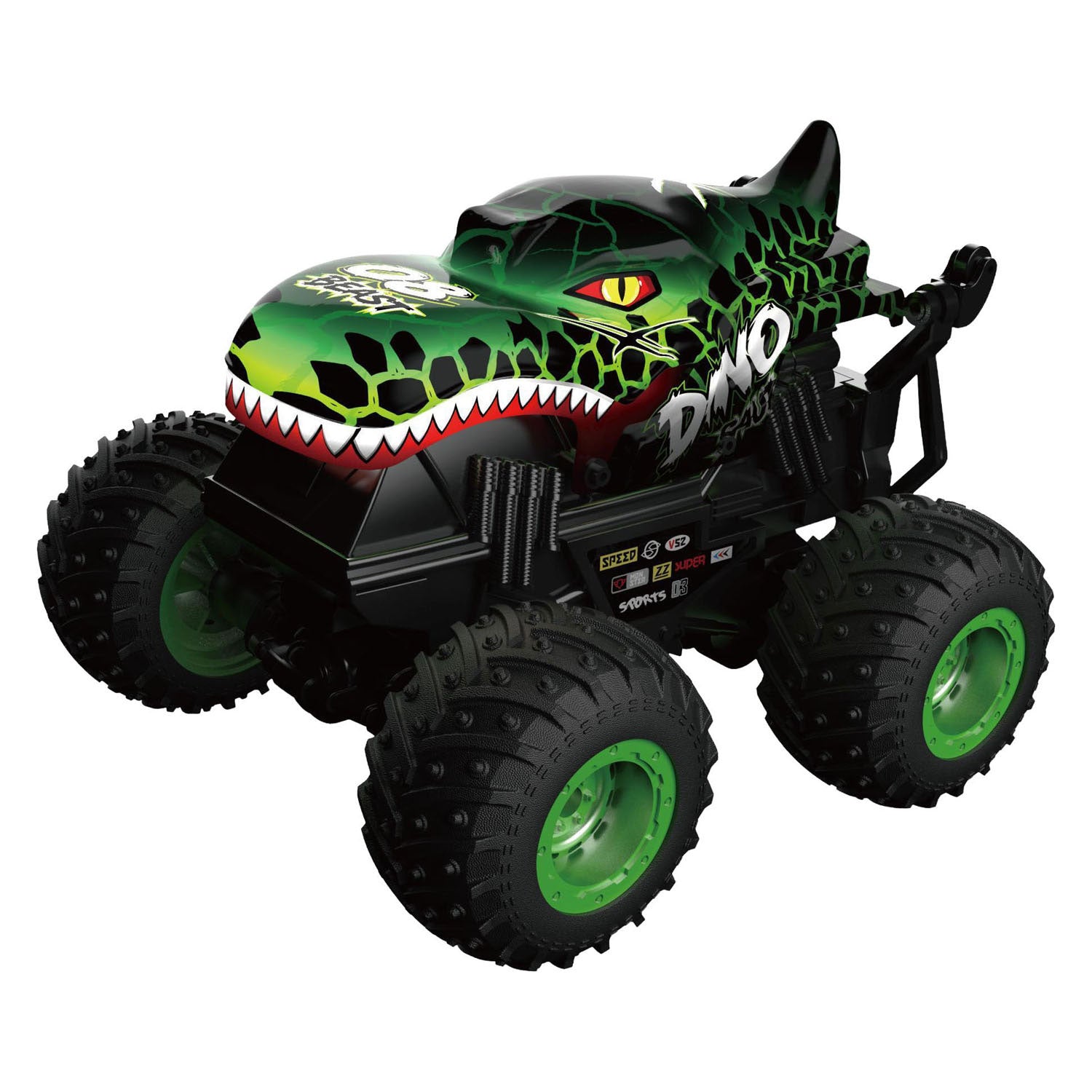 Rc - Rc bestuurbare 2.4ghz firedance dino stuntauto - 1:20