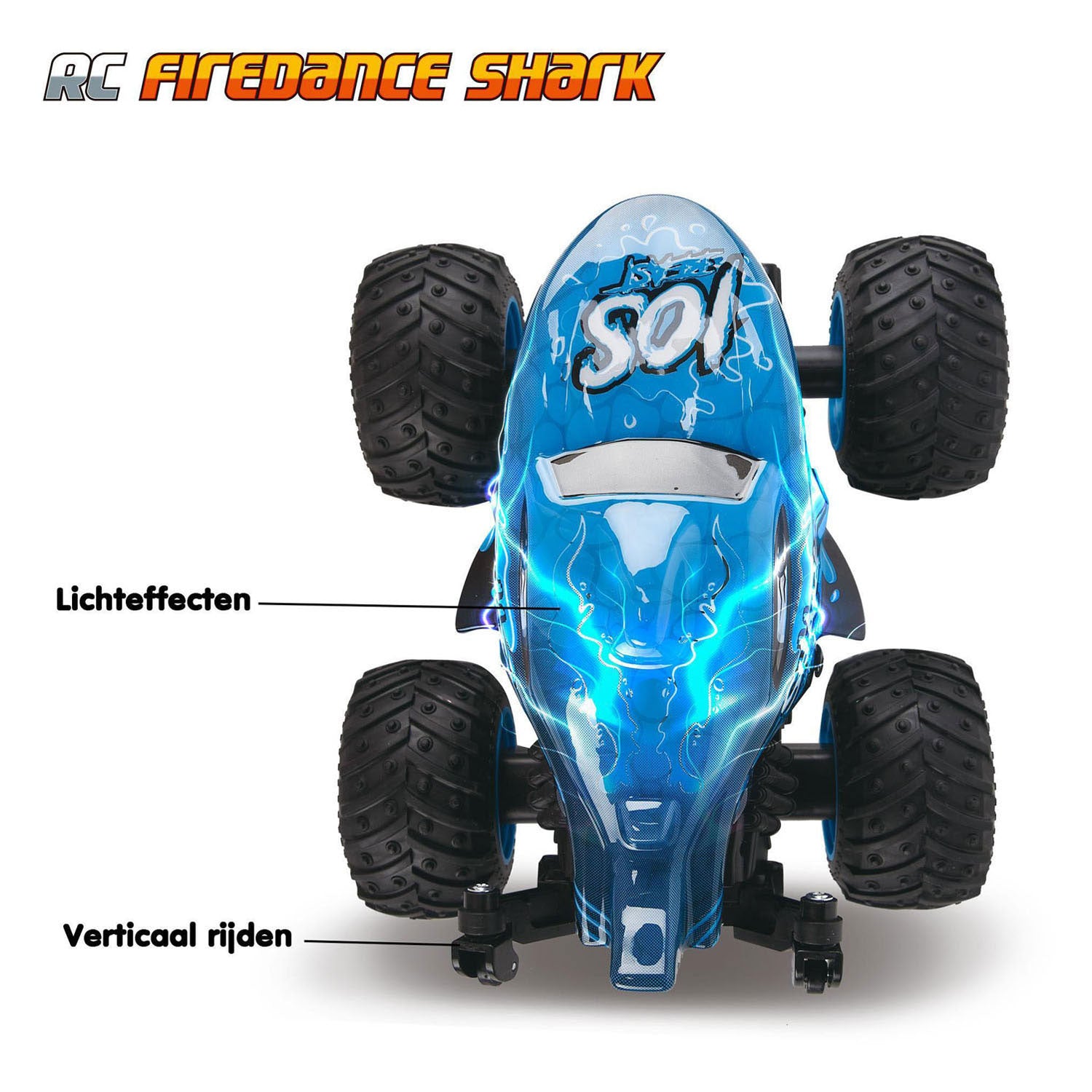 Gear2Play - Gear2 Rc firedance shark stuntauto 1:20