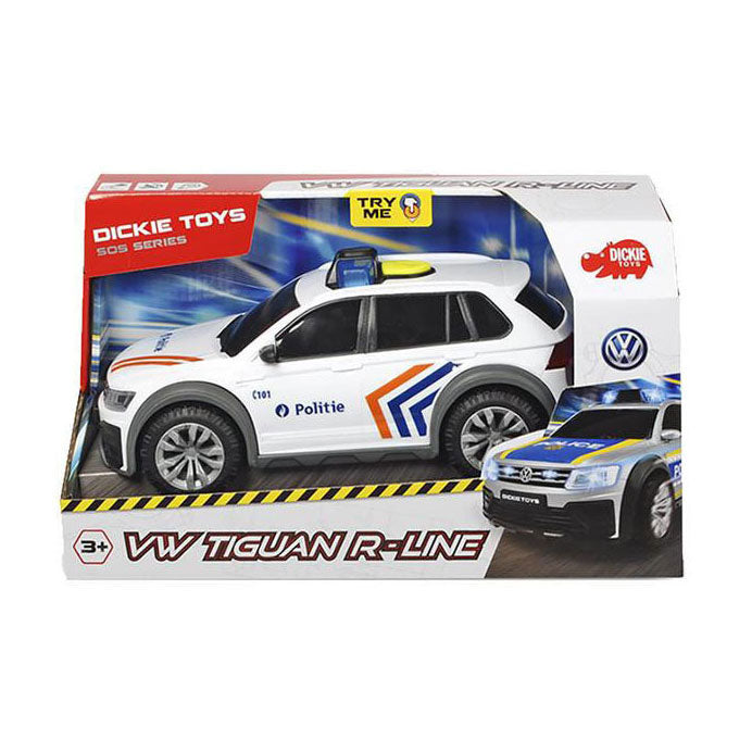- Dickie Toys VW Tiguan Politie Belgie met Licht en Geluid - 1:18