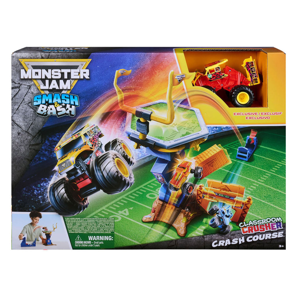 Monster Jam - Monster Jam Spin master speelgoed crash course set met monstertruck 1:64.