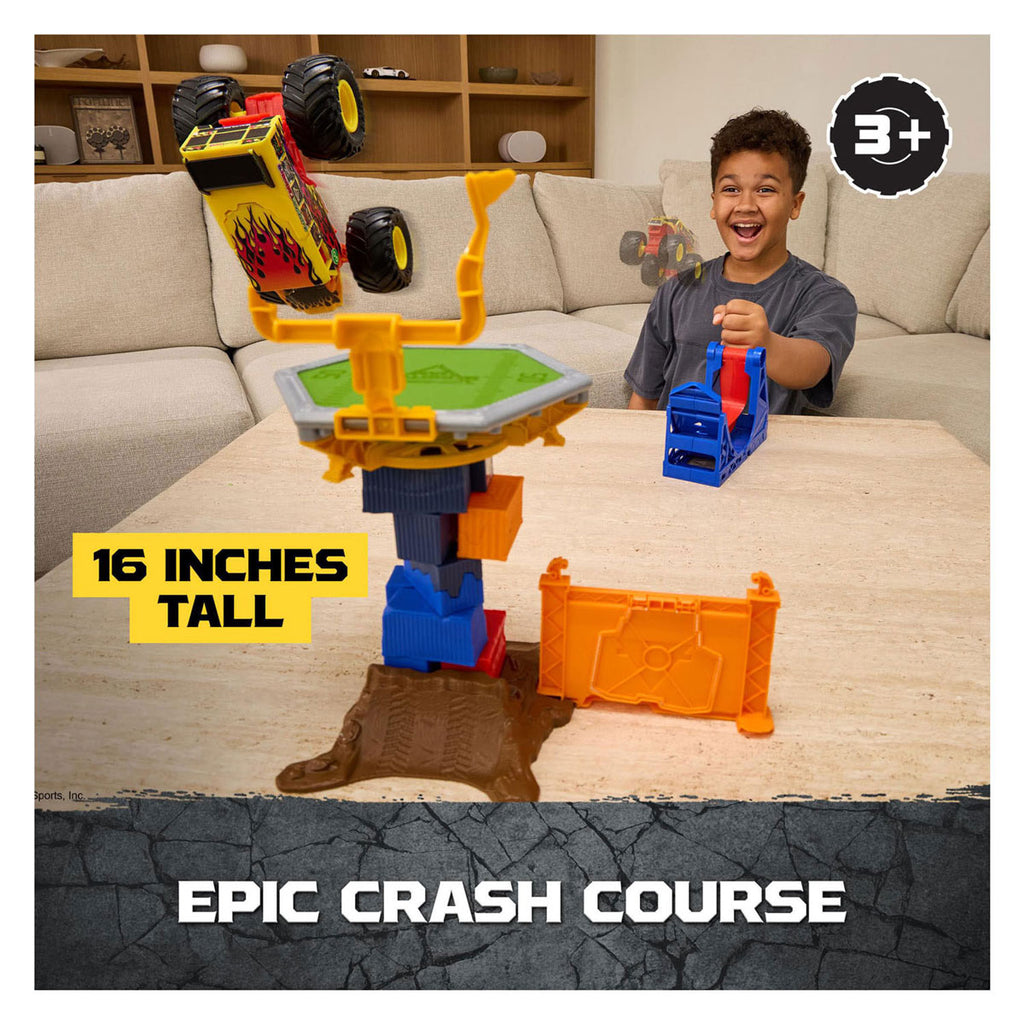 Monster Jam - Monster Jam Spin master speelgoed crash course set met monstertruck 1:64.