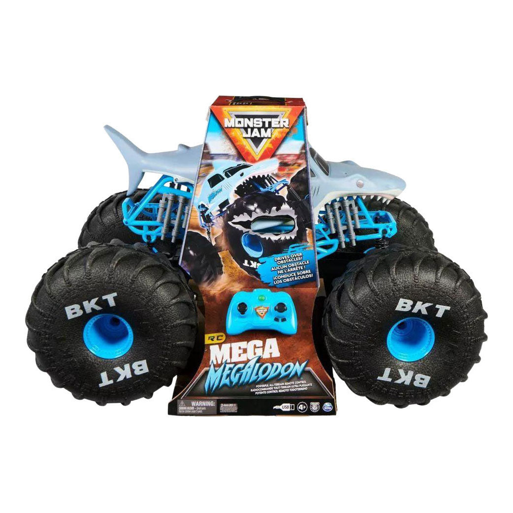 Spin master monster jam - 1:6 rc - mega megalodon