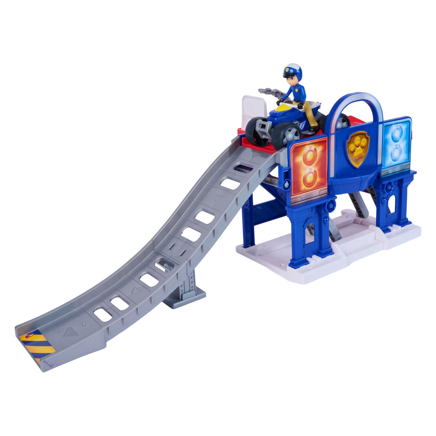 Paw patrol - search rescue - lift 'n' repair speelset van 76 cm met ryder-figuur en voertuig - speelsets