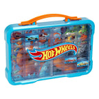 Klein Toys - Klein Toys hot wheels - verzamelkoffer - vitrine - geschikt voor 54 auto's - blauw oranje