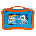 Klein Toys - Klein Toys hot wheels - verzamelkoffer - vitrine - geschikt voor 54 auto's - blauw oranje