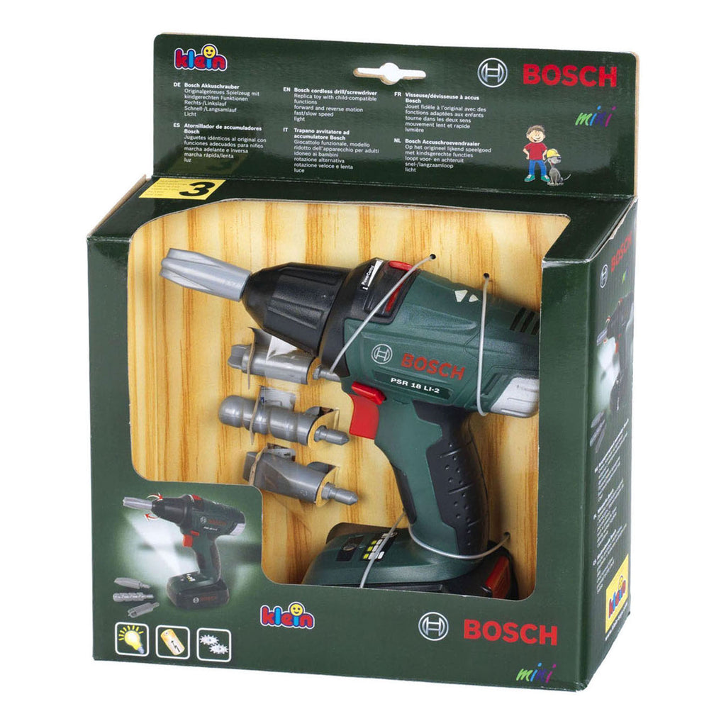 Klein Toys - Klein Toys - bosch mini draadloze speelgoed boor - speelgoed gereedschap - groen