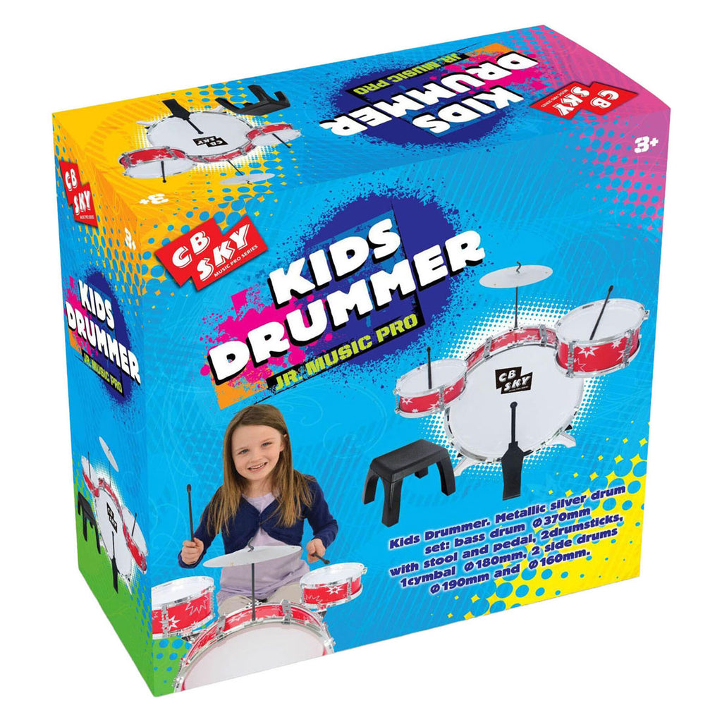 - Kinderdrumstel met Kruk - 5dlg.