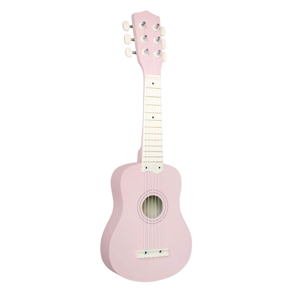 Houten gitaar 53cm - zachtroze