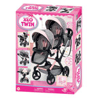 - Xeo Duo Tweelingpoppenwagen - 46 cm