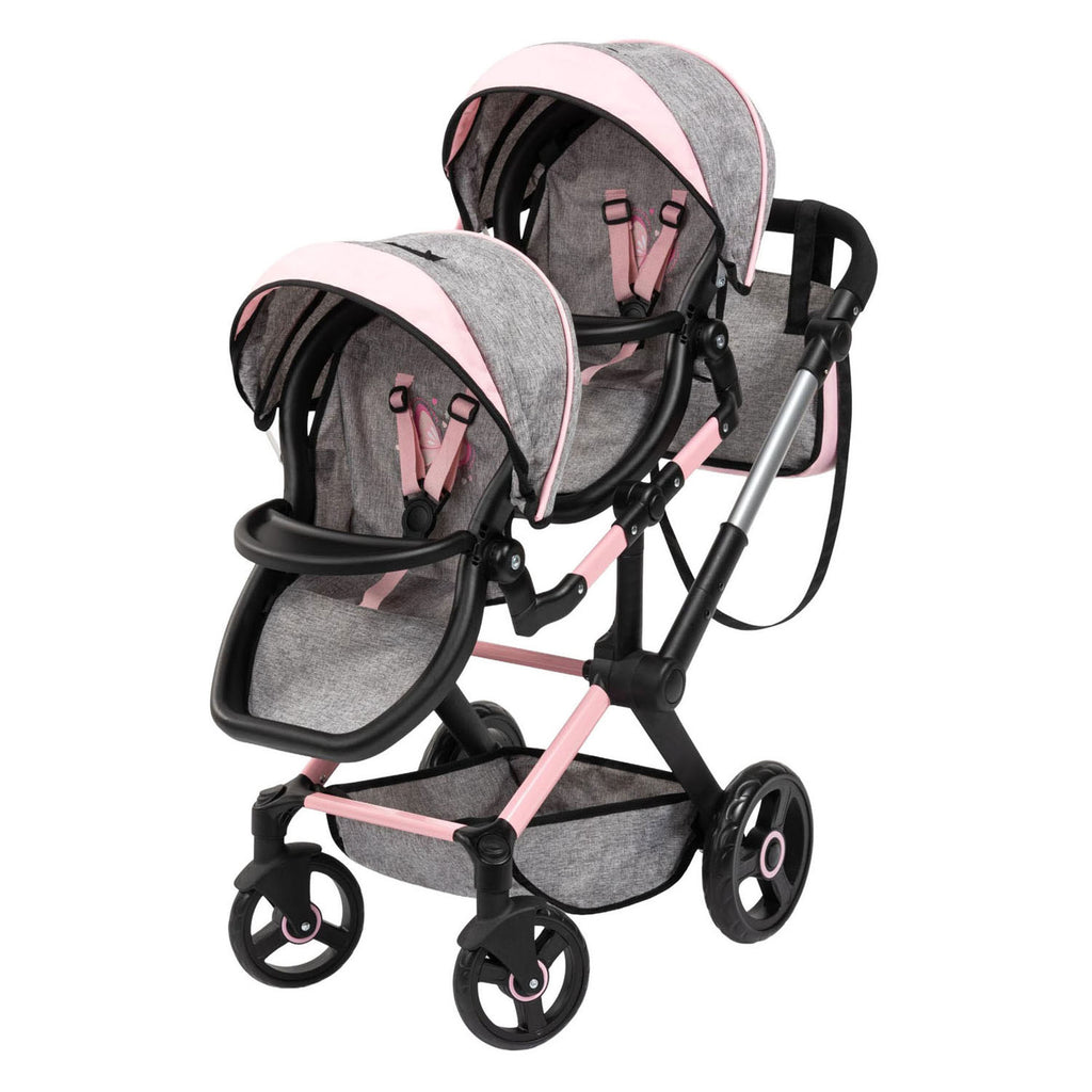 - Xeo Duo Tweelingpoppenwagen - 46 cm