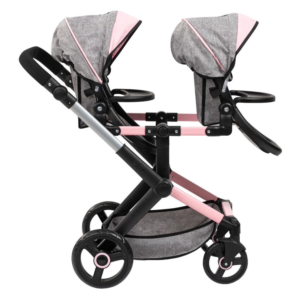 - Xeo Duo Tweelingpoppenwagen - 46 cm