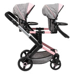 - Xeo Duo Tweelingpoppenwagen - 46 cm