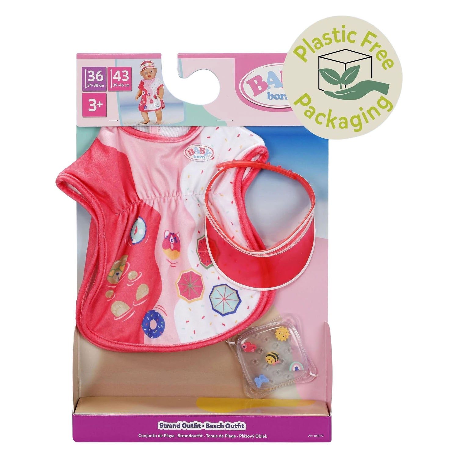 BABY Born - BABY Born strandoutfit - 43cm