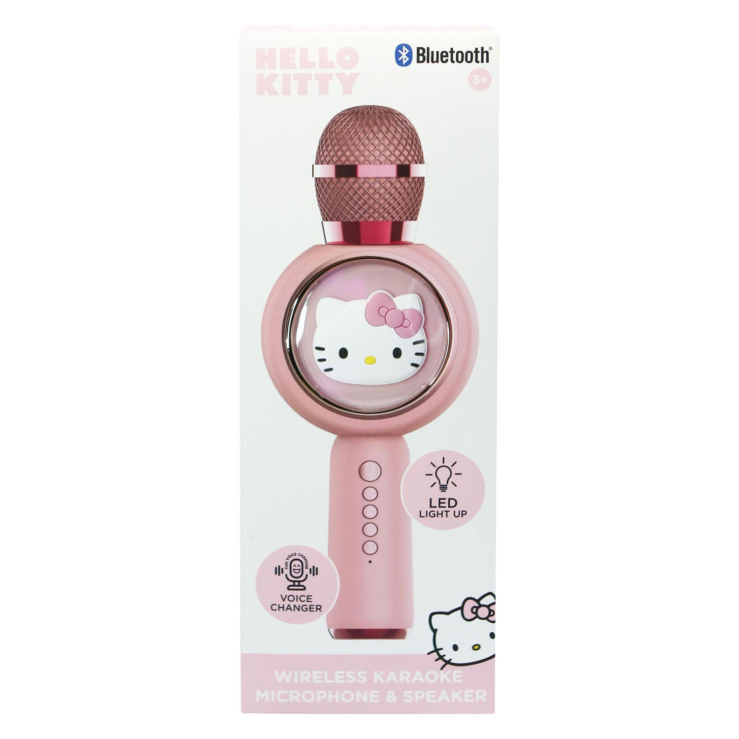 Ty hello kit bluetooth karaoke microfoon met ledverlichting