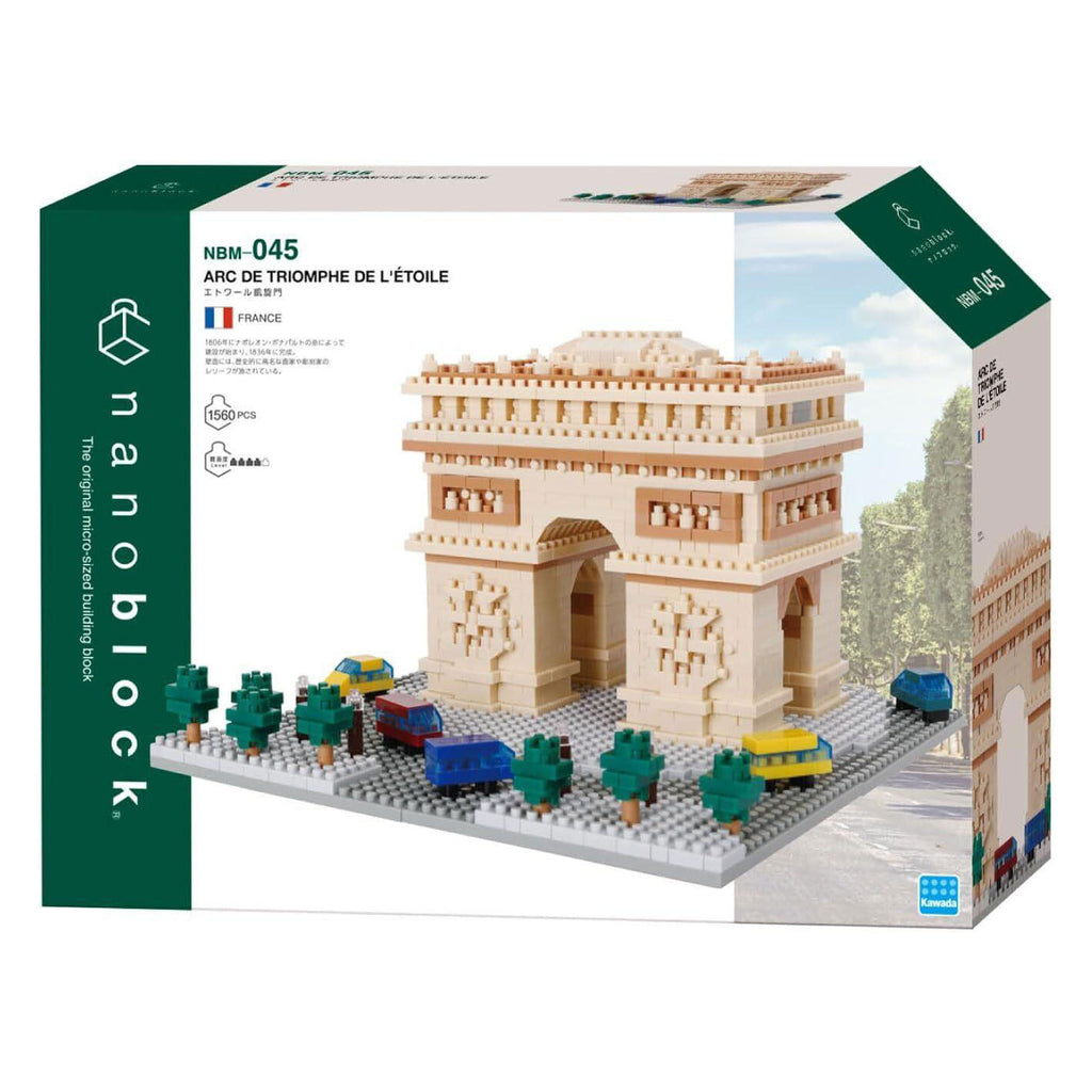 Bandai - Bandai Nanoblock bouwset arc de triomphe deluxe - 1560st.