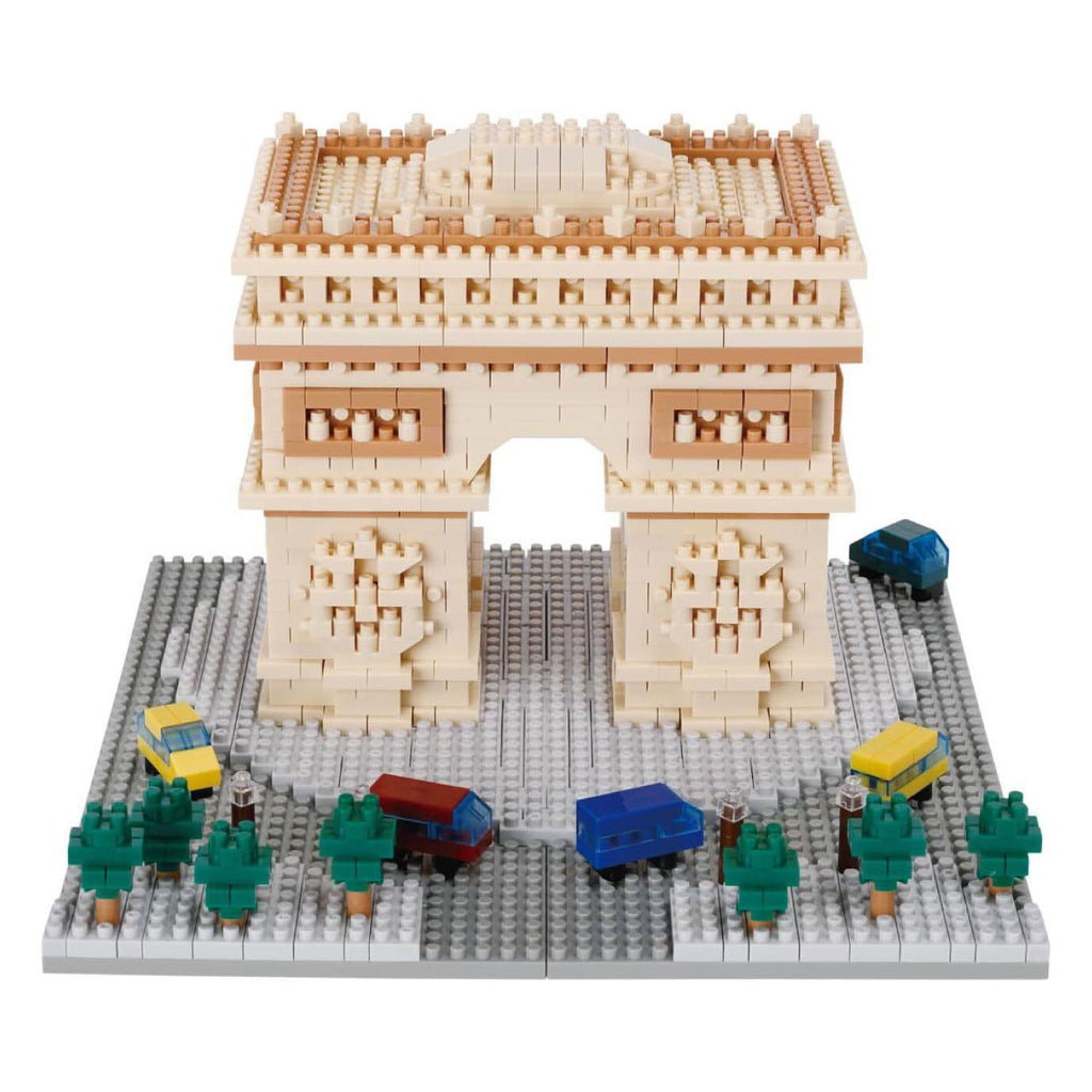 Bandai nanoblock bouwset arc de triomphe deluxe - 1560st.