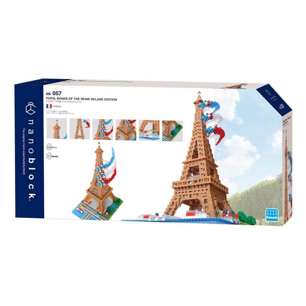 Bandai - Bandai Nanoblock bouwset oevers van de seine deluxe - 2500st.
