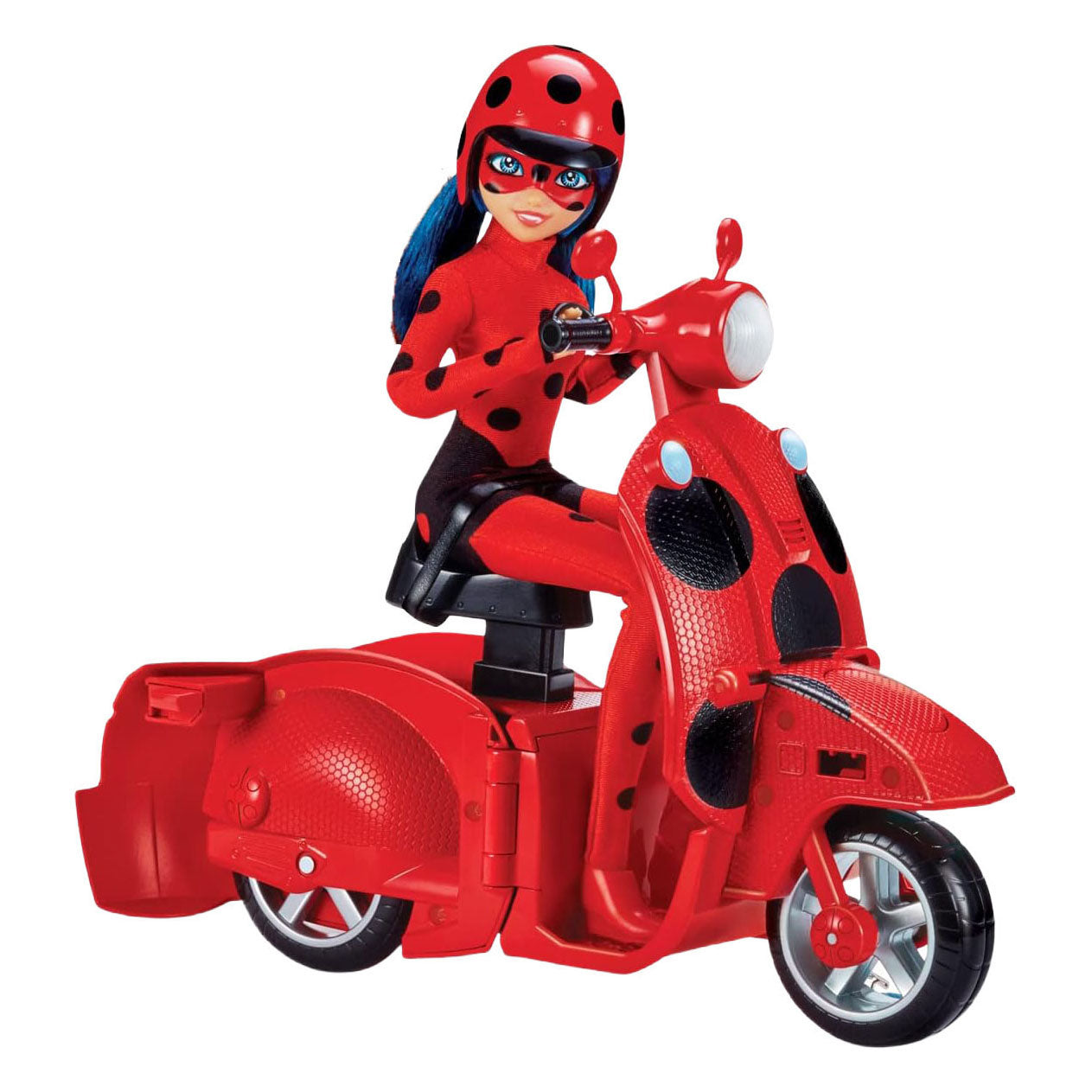 Bandai - Bandai Miraculous scooter met ladybug pop
