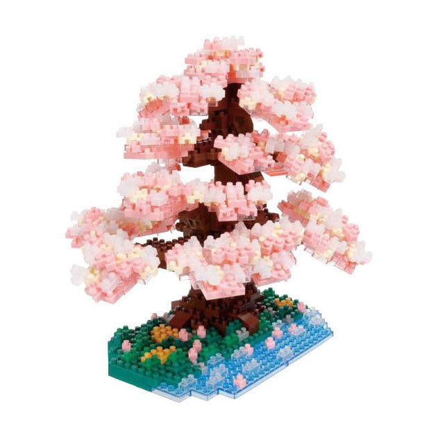 Bandai - Bandai Nanoblock bouwset luxe kersenbloesemboom - 990st.