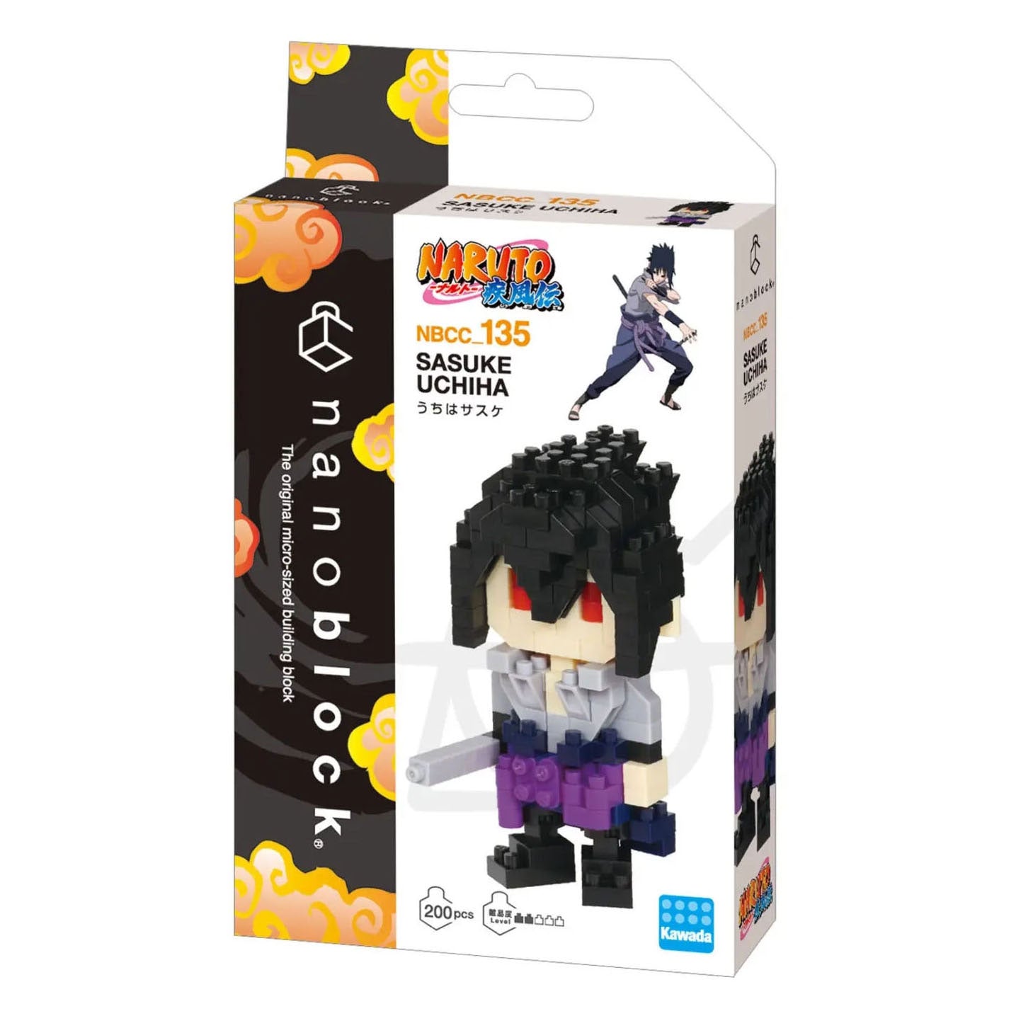 Nanoblock - Nanoblock bouwset naruto sasuke - 200 stuks