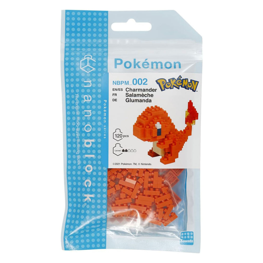 Bandai - Bandai Nanoblock bouwset pokémon charmander - 120 stuks
