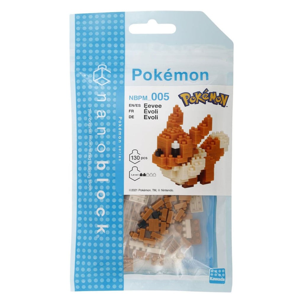 Bandai - Bandai Nanoblock bouwset pokémon eevee - 130st.