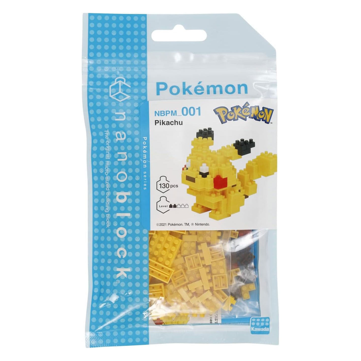 Nanoblock - Nanoblock bouwset pokémon pickachu - 130st.