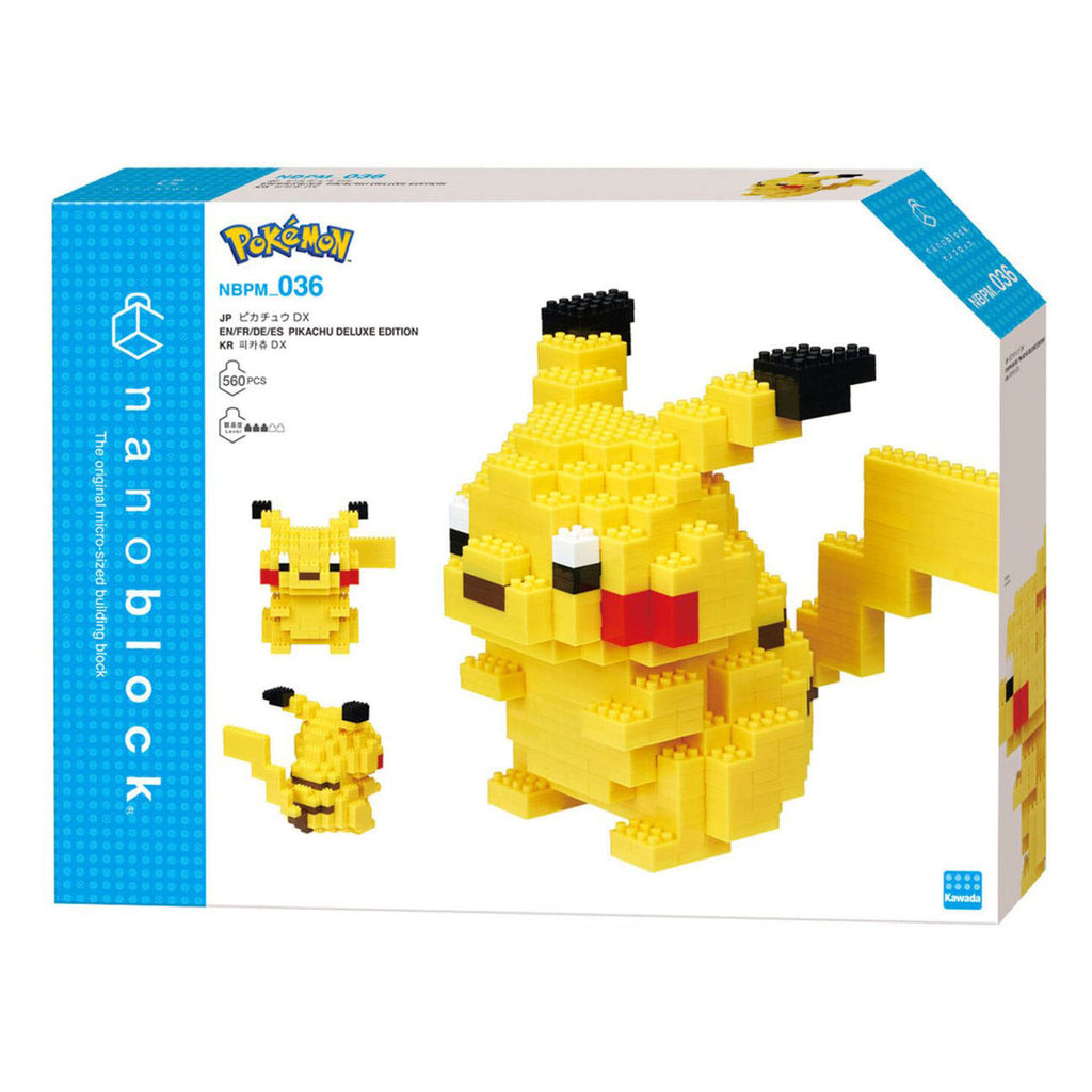 Bandai - Bandai Nanoblock bouwset pokémon pikachu deluxe - 560st.