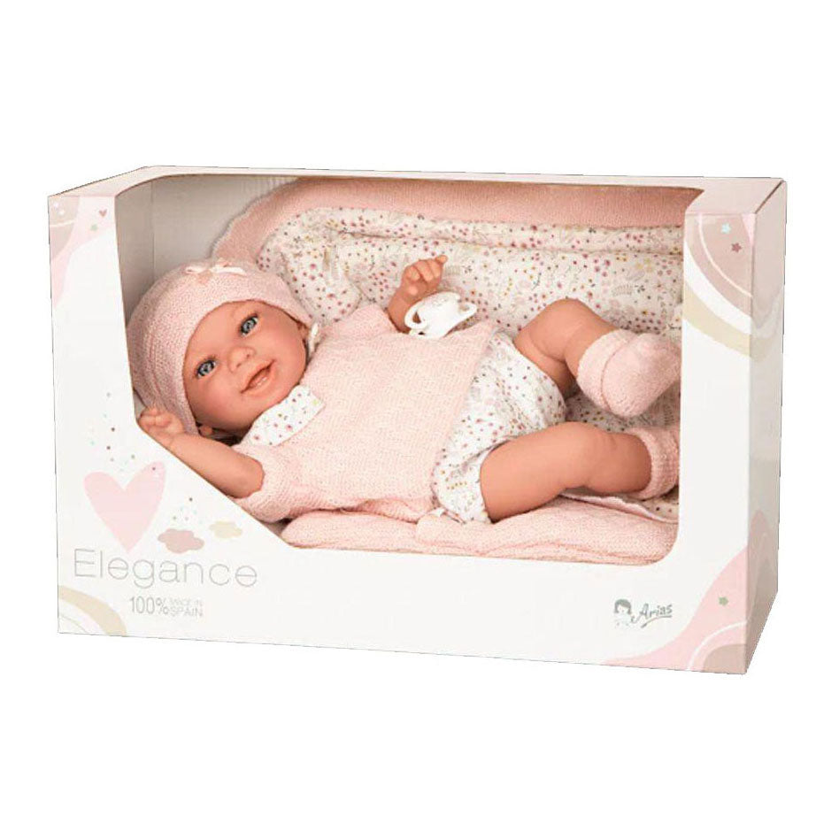 - Elegance Babyto Babypop met Bloemen Speelkleed - 35 cm