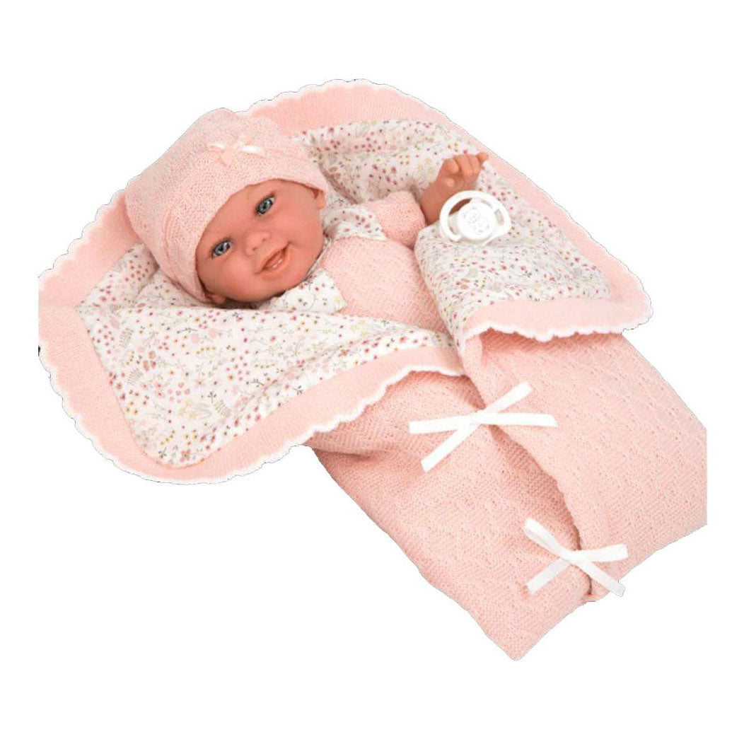 - Elegance Babyto Babypop met Bloemen Speelkleed - 35 cm