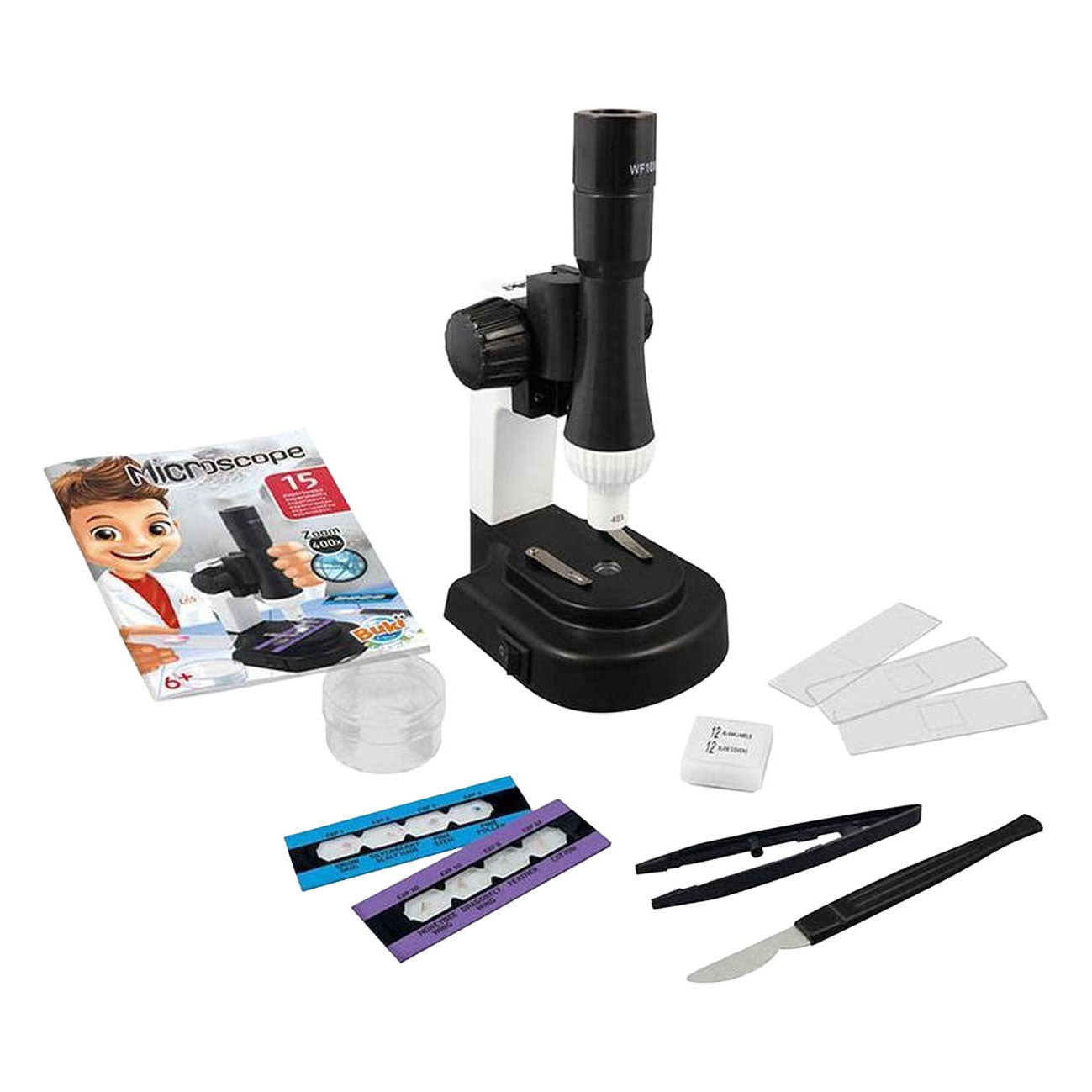 - Buki Wetenschap Microscoop met 15 Experimenten