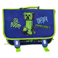 - Minecraft Schooltas 2 Compartimenten met Voorzak - 315x41x15cm