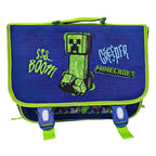 - Minecraft Schooltas 2 Compartimenten met Voorzak - 315x41x15cm