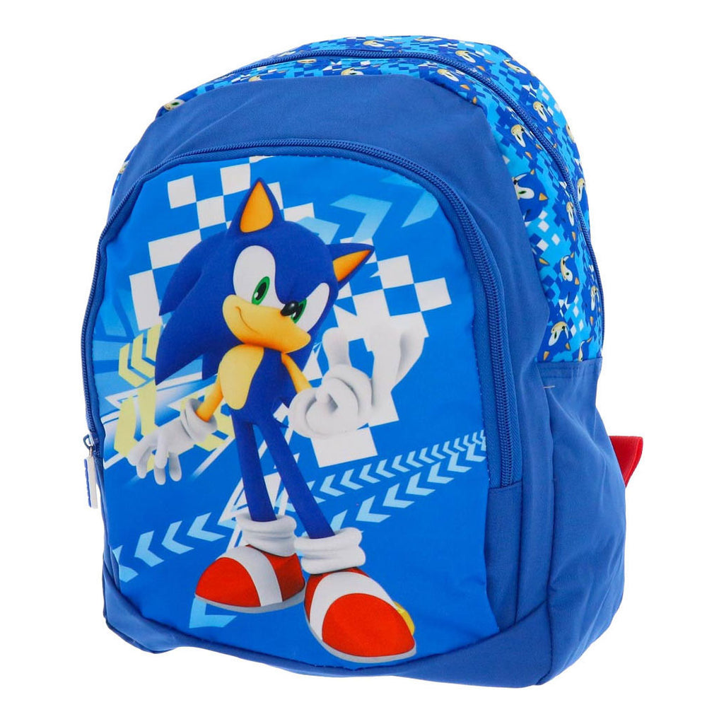 Sonic - Sonic rugzak met 2 compartimenten - 38x28x16cm