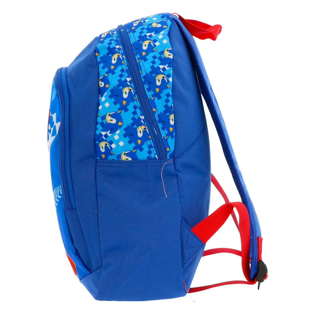 Sonic - Sonic rugzak met 2 compartimenten - 38x28x16cm