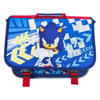 Sonic - Sonic schooltas met 2 compartimenten en voorvak