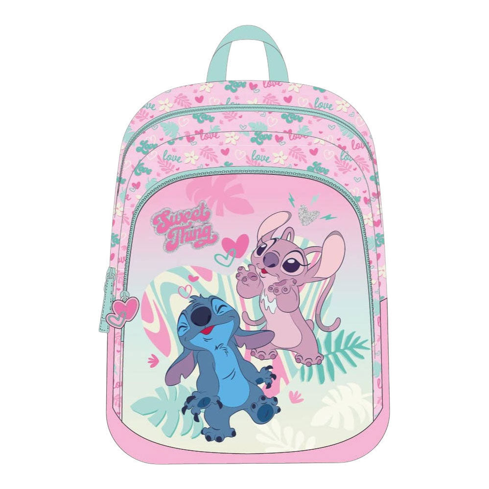 Disney - Stitch love rugzak 2 comp 38x28x16cm