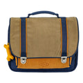 Stones And Bones - Stones And Bones corduroy khaki & honey cassis boekentas
